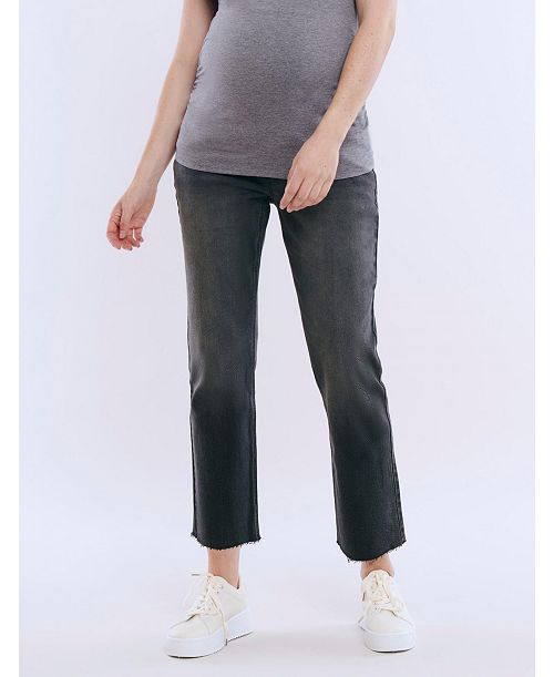 Motherhood Maternity Women's Secret Fit Over the Belly Slim Straight Leg Jeans - Motherhood Maternity Women's Fashion Shoes & Accessories