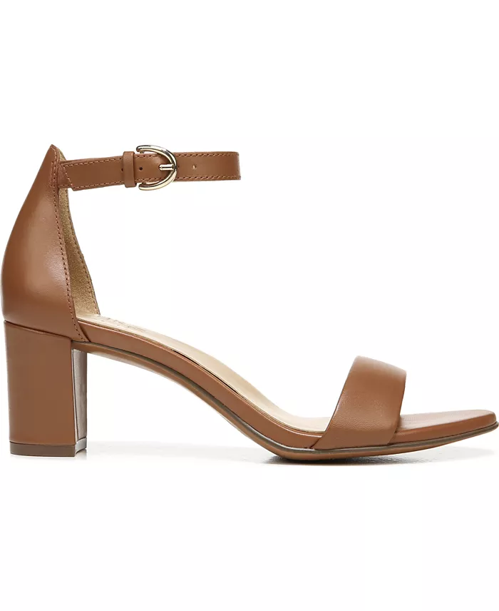 Naturalizer Ankle Strap Buckles Leather Dress Sandals Women's Fashion Shoes & Accessories