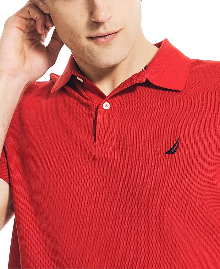 Nautica Men's Classic-Fit Performance Deck Polo Shirt Men's Fashion & Accessories