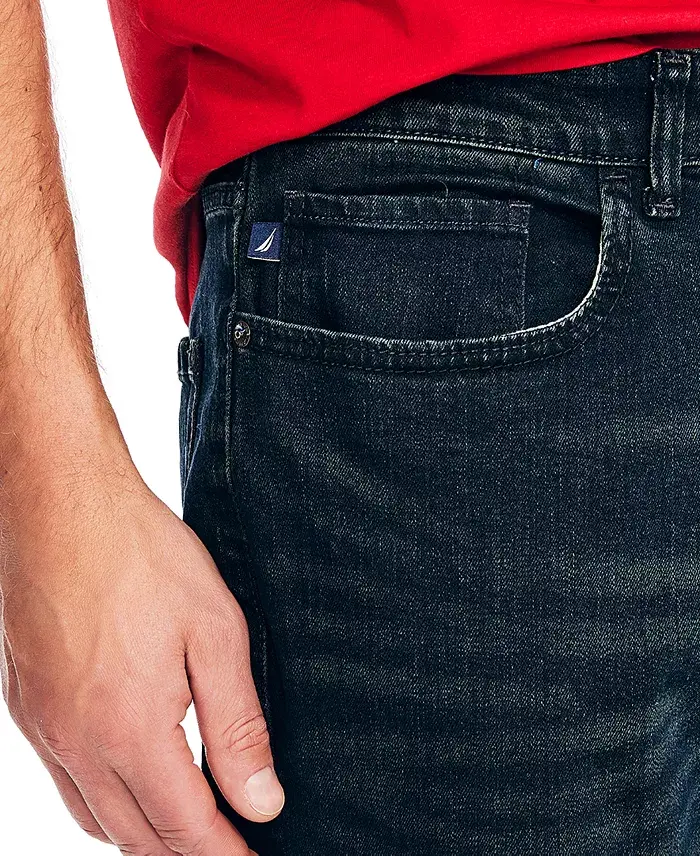 Nautica Men's Vintage Straight-Fit Stretch Denim 5-Pocket Jeans Men's Fashion & Accessories