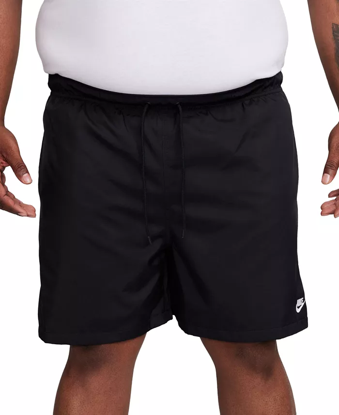 Nike Men's Club Flow Relaxed-Fit 6" Drawstring Shorts Men's Fashion & Accessories
