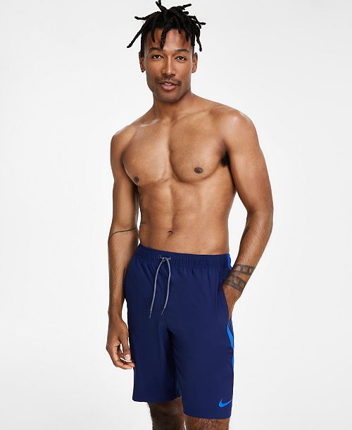 Nike Men's Contend Water-Repellent Colorblocked 9" Swim Trunks Men's Fashion & Accessories