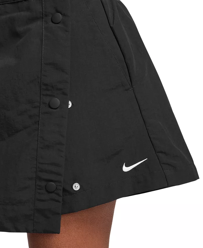 Nike Sportswear Women's Essential Mid-Rise Woven Skort Women's Fashion Shoes & Accessories