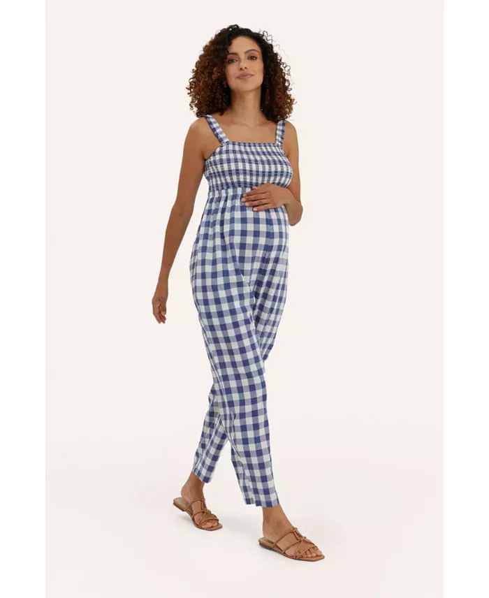 NOM Maternity Marais Maternity Jumpsuit Women's Fashion Shoes & Accessories