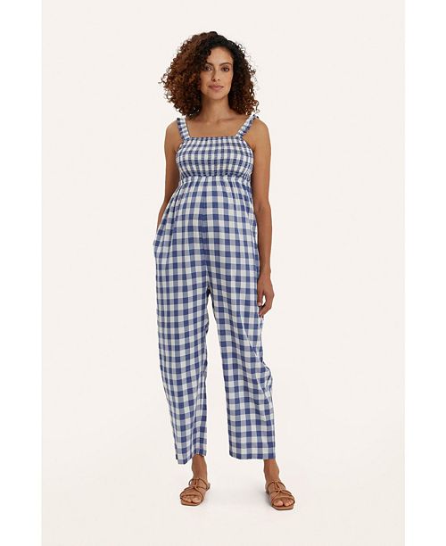 NOM Maternity Marais Maternity Jumpsuit Women's Fashion Shoes & Accessories