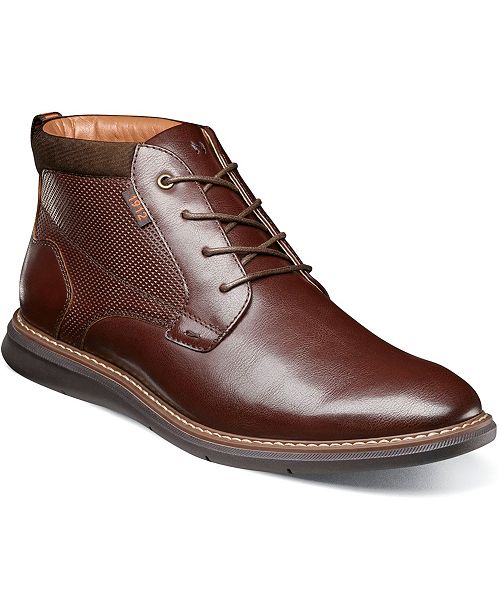 Nunn Bush Men's Chase Plain Toe Chukka Shoes Men's Shoes