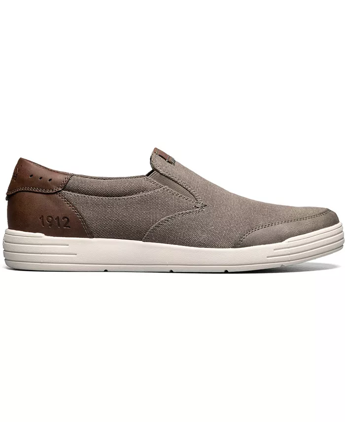 Nunn Bush Men's Kore City Walk Athletic Style Canvas Slip-On Loafer Men's Shoes