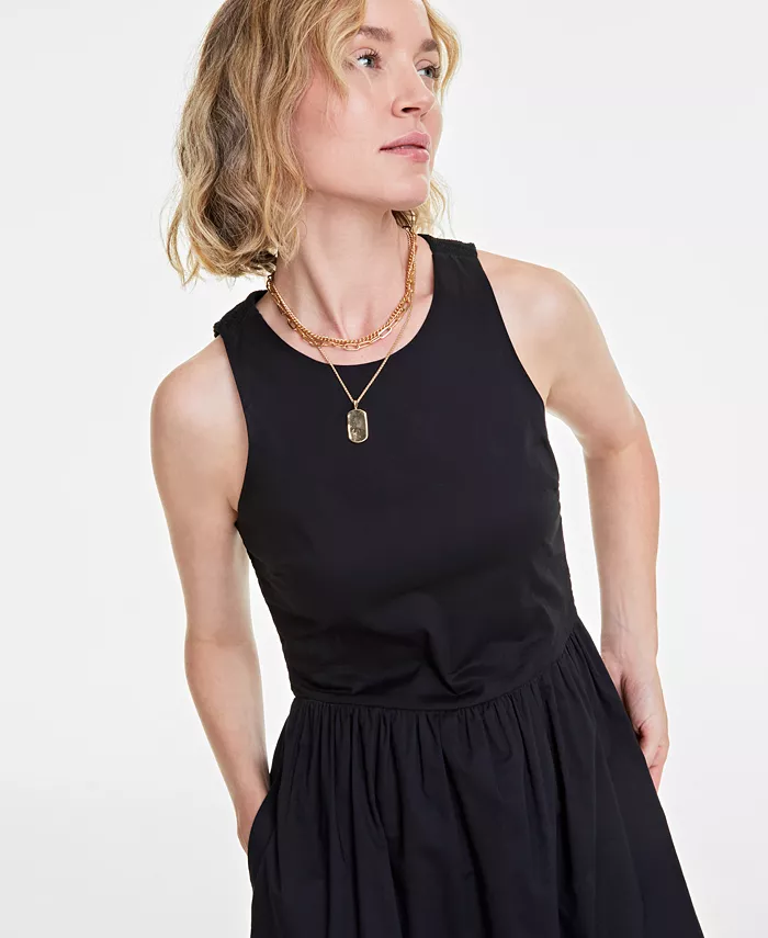 On 34th Women's Sleeveless Tank Midi Dress Created For Macy's Women's Fashion Shoes & Accessories