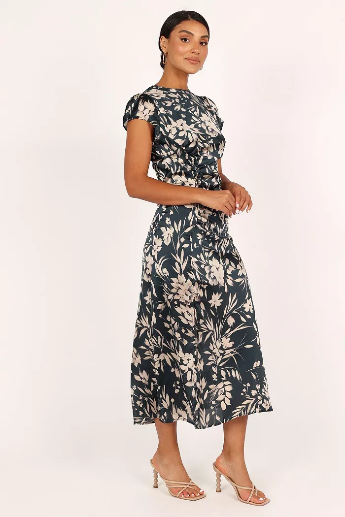 Petal And Pup Lisbeth Midi Women's Dress Women's Fashion Shoes & Accessories