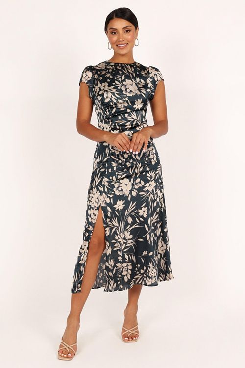 Petal and Pup Lisbeth Midi Women's Dress Women's Fashion Shoes & Accessories