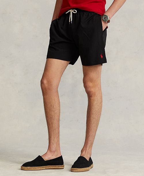 Polo Ralph Lauren Men's 5-3/4-Inch Traveler Classic Swim Trunks Men's Fashion & Accessories