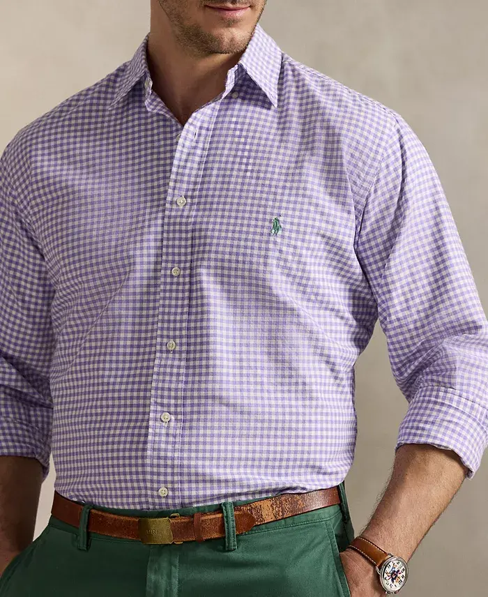 Polo Ralph Lauren Men's Big & Tall Cotton Oxford Shirt Men's Fashion & Accessories