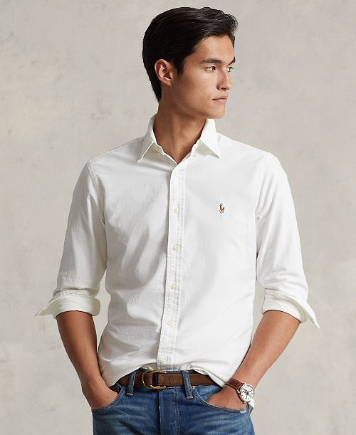 Polo Ralph Lauren Men's Classic Fit Long Sleeve Oxford Shirt Men's Fashion & Accessories