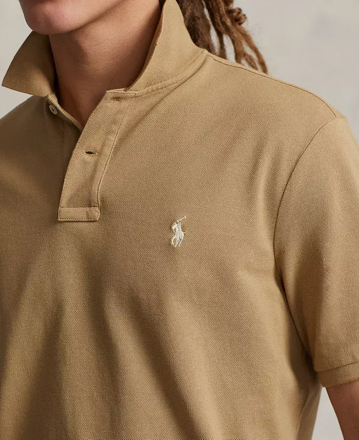 Polo Ralph Lauren Men's Cotton Custom Slim Fit Mesh Polo Shirt Men's Fashion & Accessories