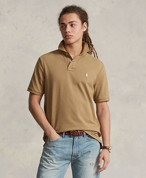 Polo Ralph Lauren Men's Cotton Custom Slim Fit Mesh Polo Shirt Men's Fashion & Accessories