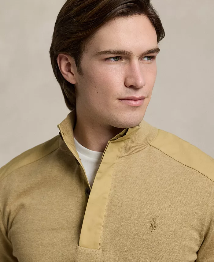 Polo Ralph Lauren Men's Hybrid Mockneck Pullover Men's Fashion & Accessories