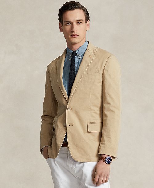Polo Ralph Lauren Men's Polo Stretch Chino Suit Jacket Men's Fashion & Accessories