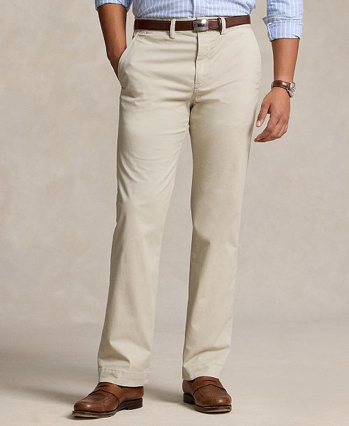 Polo Ralph Lauren Men's Stretch Classic-Fit Chino Pants Men's Fashion & Accessories