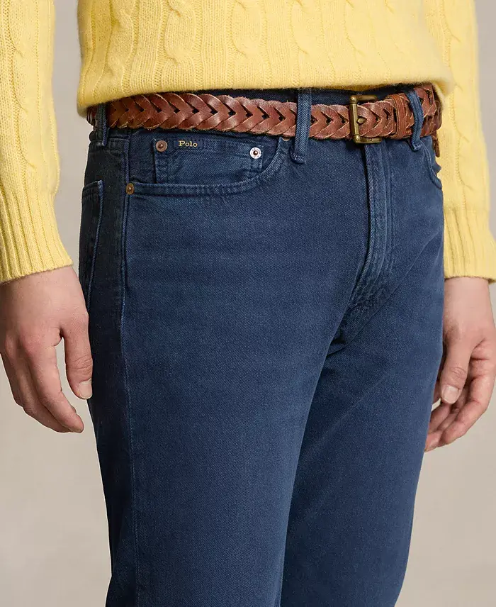 Polo Ralph Lauren Men's Varick Slim Straight Garment-Dyed Jeans Men's Fashion & Accessories