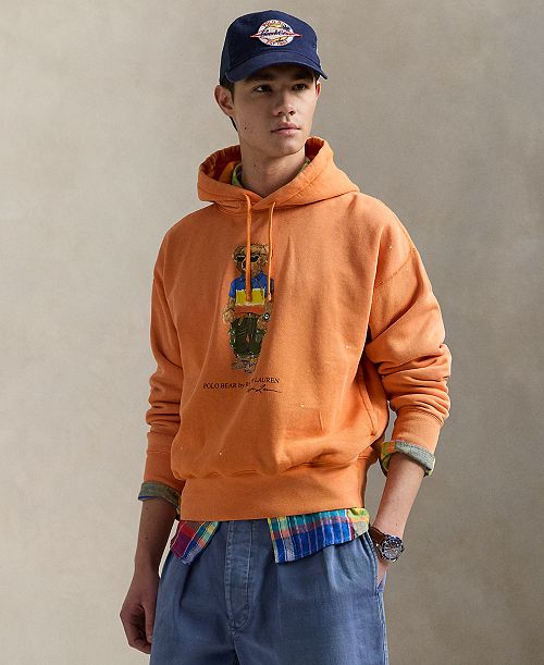 Polo Ralph Lauren Men's Vintage-Fit Polo Bear Fleece Hoodie Men's Fashion & Accessories