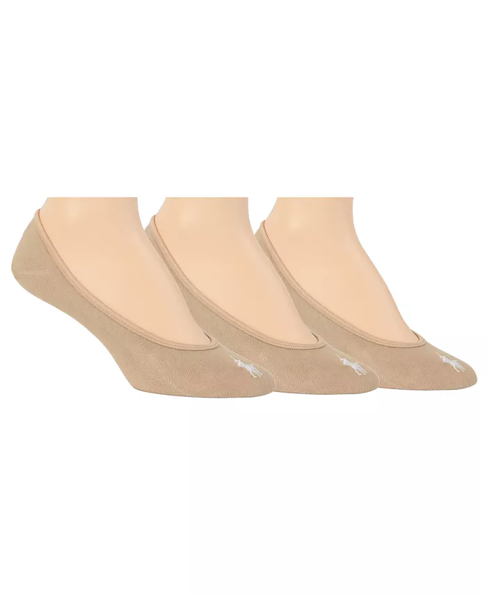 Polo Ralph Lauren Women's 3 Pack Ultra-Low No- Show Sock Liners Women's Fashion Shoes & Accessories