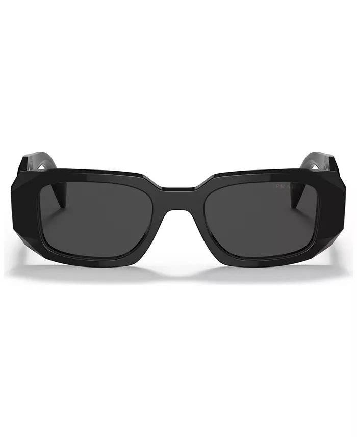 PRADA Symbole Rectangular Women's Sunglasses PR 17WS Women's Fashion Shoes & Accessories