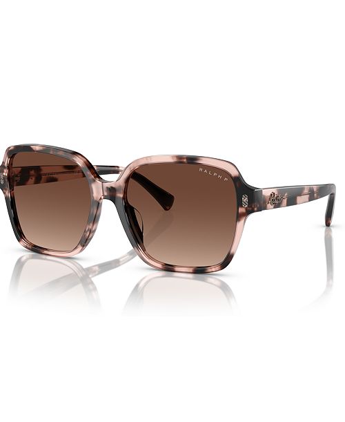 Ralph by Ralph Lauren Women's Polarized Sunglasses Gradient Polar RA5304U Women's Fashion Shoes & Accessories