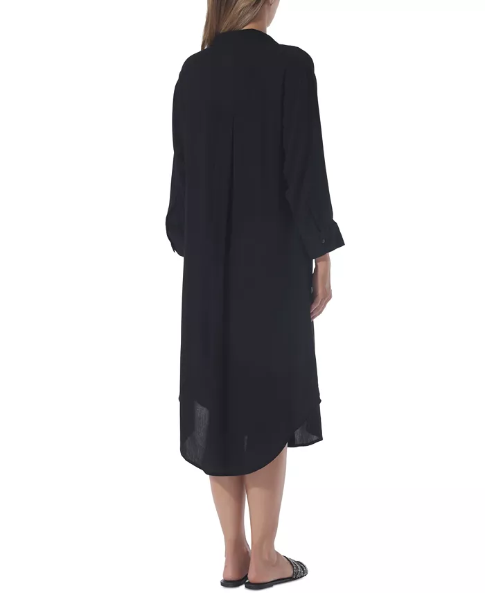 Raviya Women's Shirtdress Cover-Up Women's Fashion Shoes & Accessories
