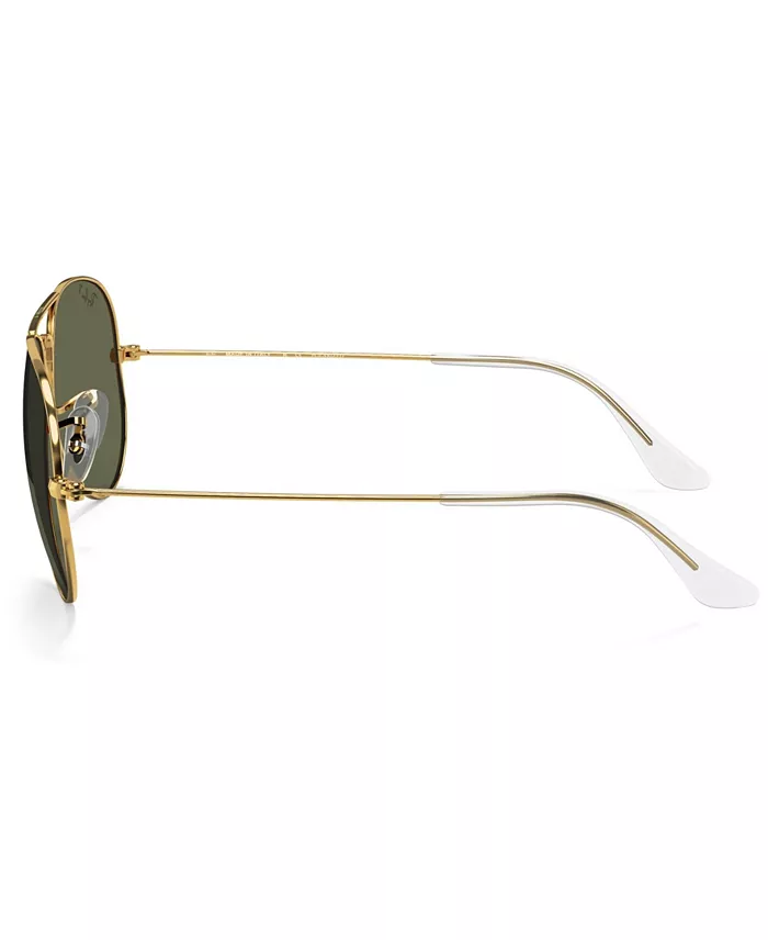 Ray-Ban Unisex Polarized Sunglasses RB3025 AVIATOR CLASSIC Women's Fashion Shoes & Accessories