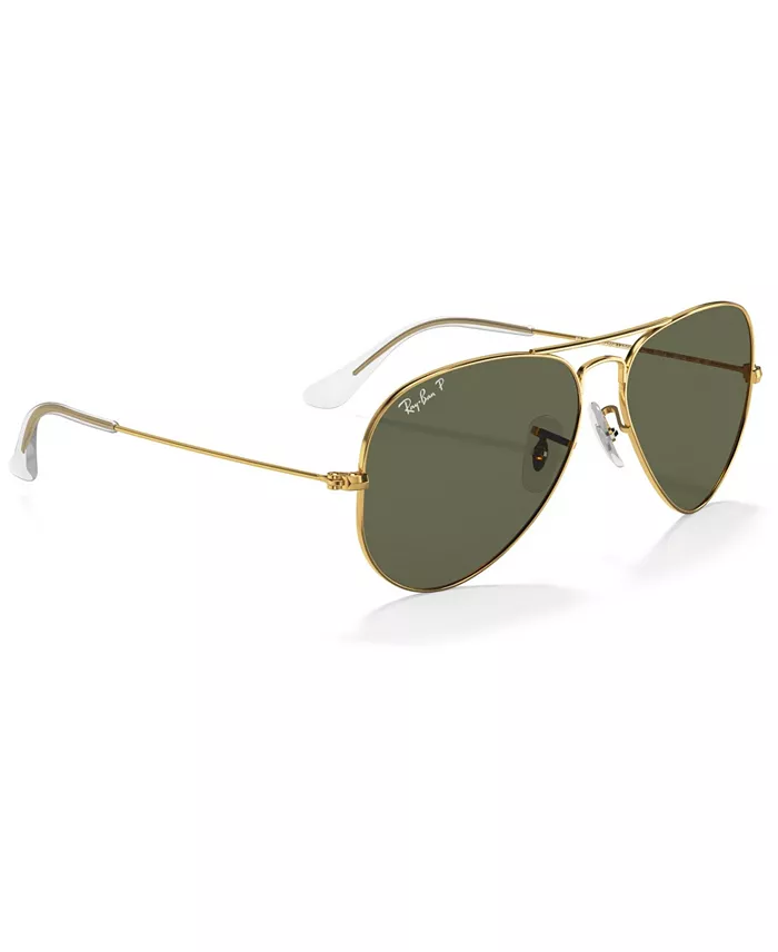Ray-Ban Unisex Polarized Sunglasses RB3025 AVIATOR CLASSIC Women's Fashion Shoes & Accessories