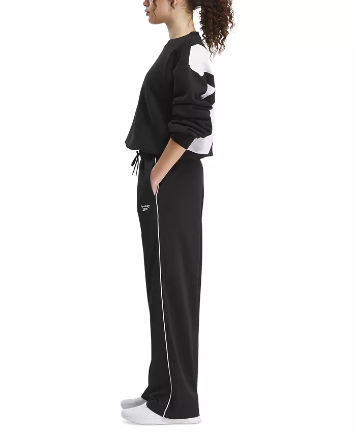 Reebok Women's ID Side-Stripe Classic Tricot Track Pants Women's Fashion Shoes & Accessories