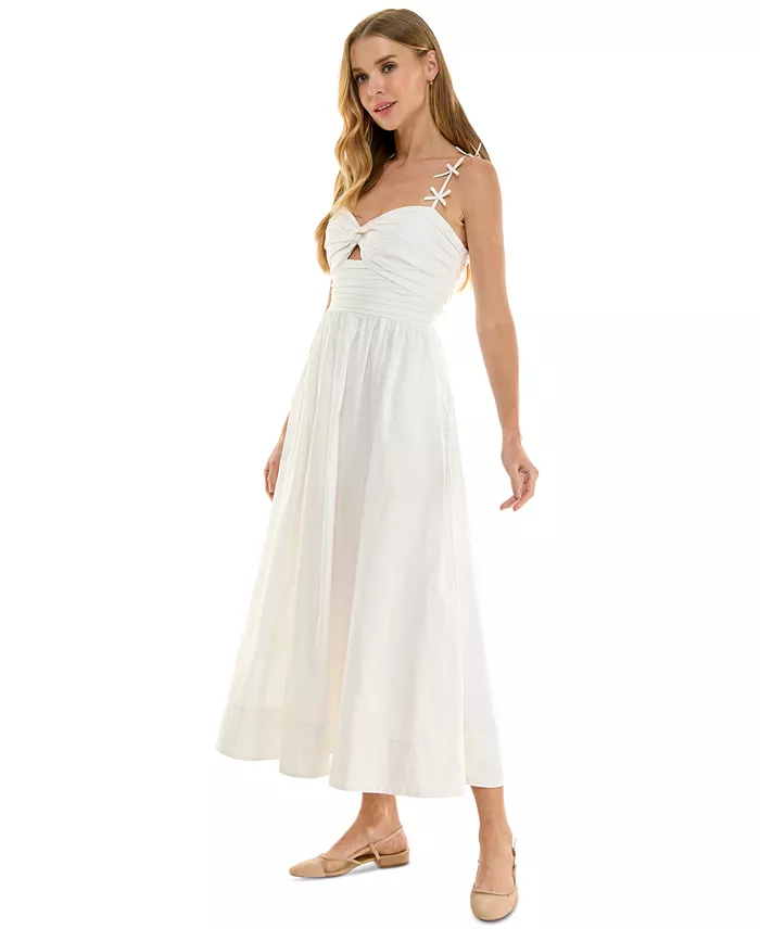 SENI & CADE Juniors' Cut-Out Midi Dress Juniors'
