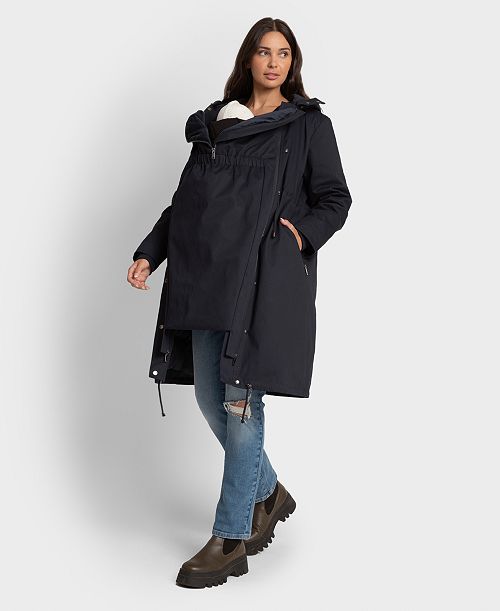 Seraphine Women's Maternity Down-Lined Jacket Women's Fashion Shoes & Accessories