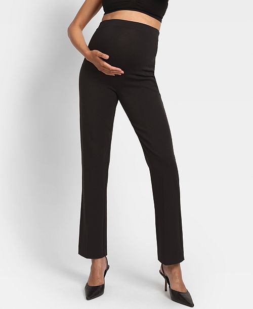 Seraphine Women's Maternity Straight Leg Trouser Women's Fashion Shoes & Accessories