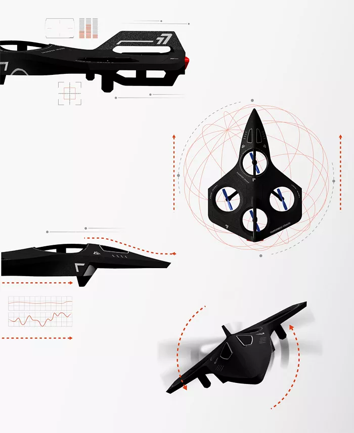 Sharper Image Thunderbolt Stealth Drone All Toys