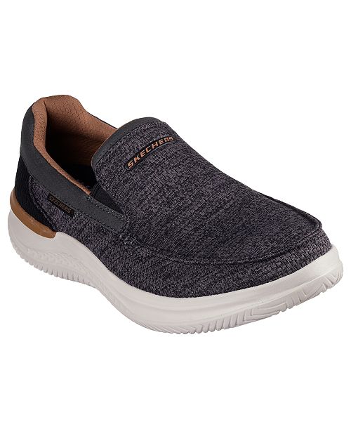Skechers Men's Relaxed Fit: Hasting - Marco Slip-On Moc Casual Sneakers from Finish Line Brands