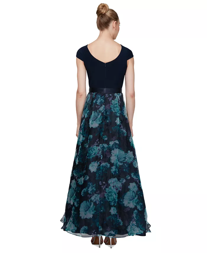 SL Fashions Floral-Organza Gown Women's Fashion Shoes & Accessories