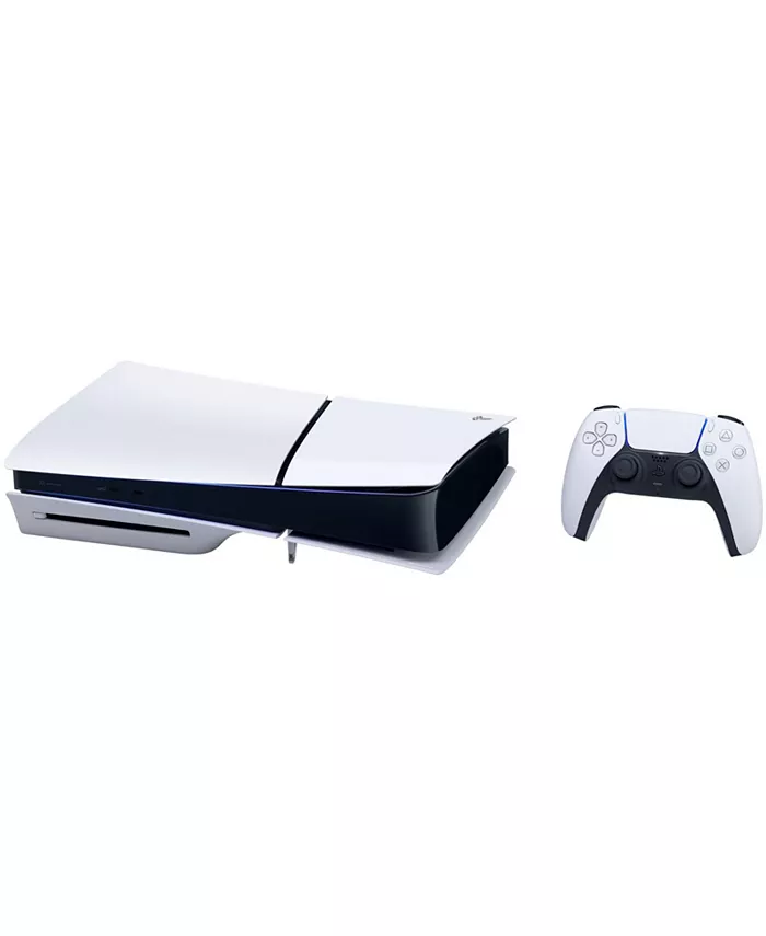 Sony PlayStation 5 Slim Disc With Extra Cosmic Red Controller Dual Charging Dock And MightySkins Decal Voucher Electronics
