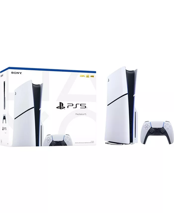Sony PS5 - Playstation 5 Slim Disc Bundle With Accessories And Spiderman Game Electronics
