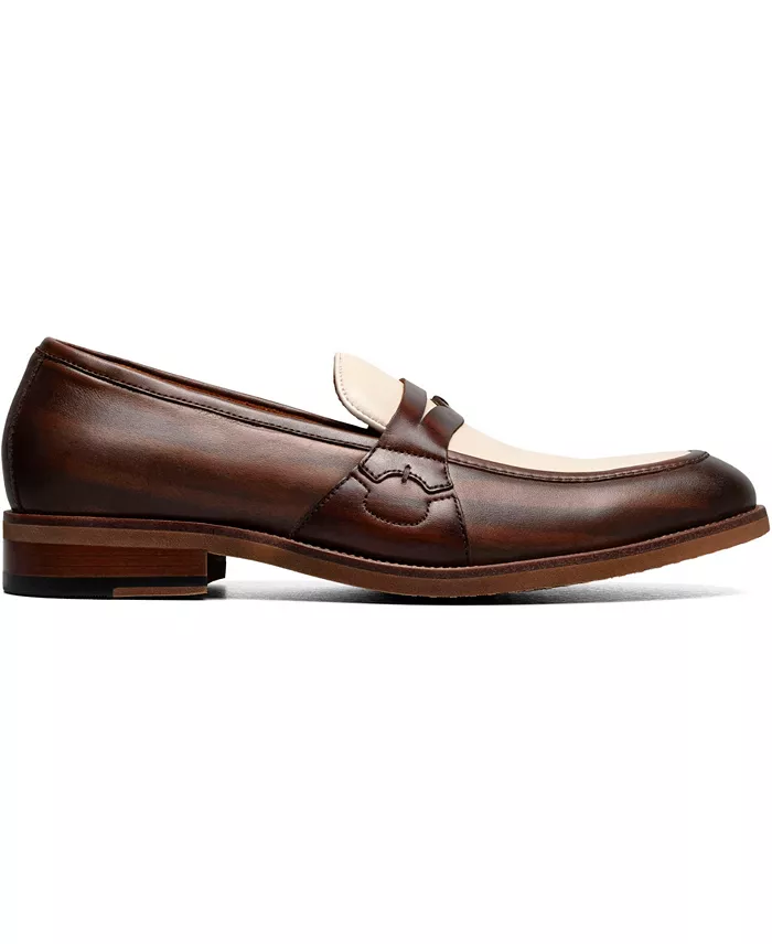 Stacy Adams Men's Prichard Moc Toe Penny Slip On Loafer Men's Shoes