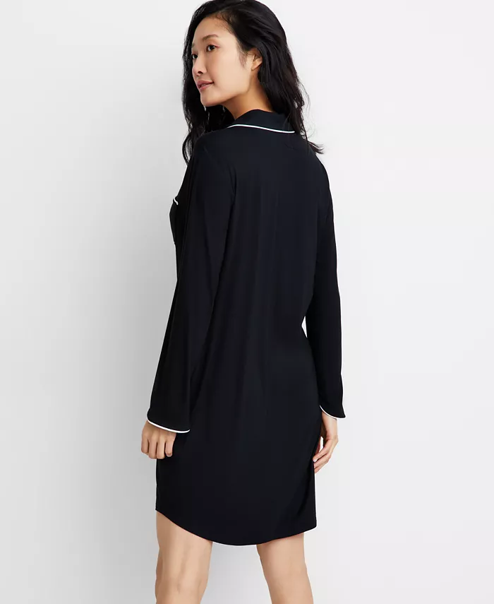 State Of Day Women's Notch Collar Sleepshirt XS-3X Created For Macy's Women's Fashion Shoes & Accessories