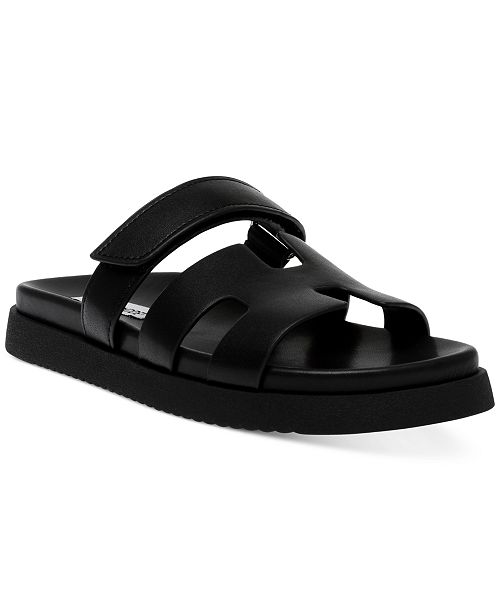 Steve Madden Women's Mayven Footbed Slide Sandals Women's Fashion Shoes & Accessories