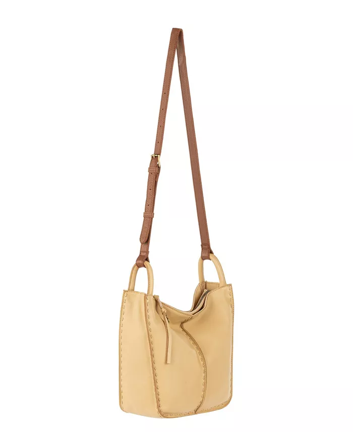 The Sak Los Feliz Leather Medium Crossbody Bag Women's Fashion Shoes & Accessories