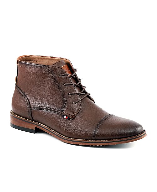 Tommy Hilfiger Men's Blaze Cap Toe Lace Up Boots Men's Shoes