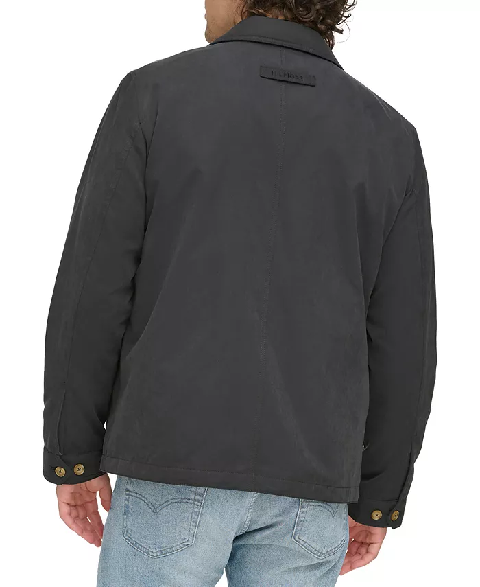 Tommy Hilfiger Men's Lightweight Full Zip-Front Jacket Men's Fashion & Accessories