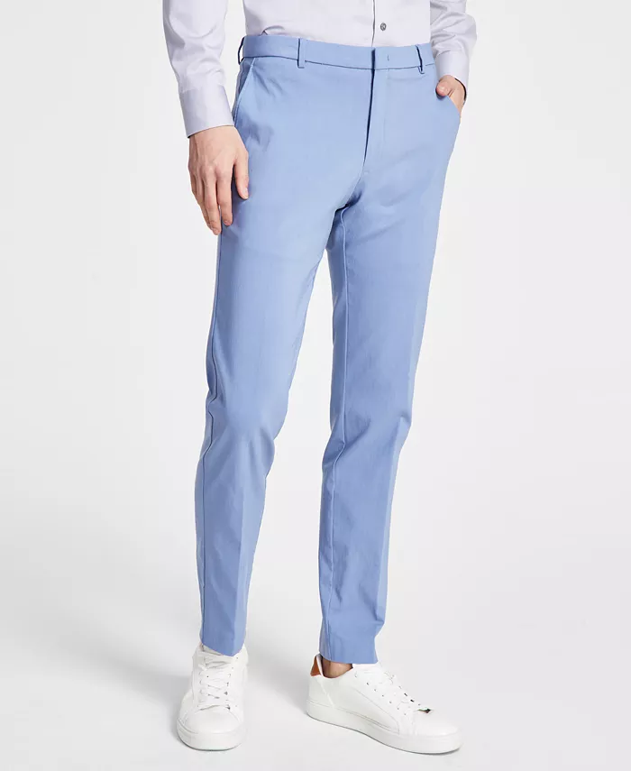 Tommy Hilfiger Men's Modern-Fit TH Flex Stretch Solid Performance Pants Men's Fashion & Accessories