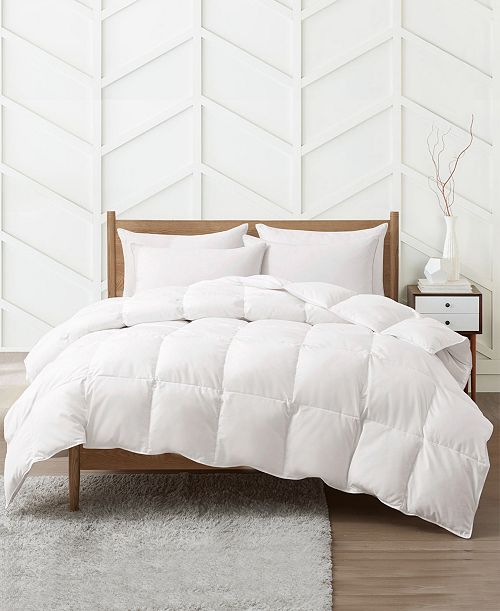 UNIKOME CLOSEOUT Medium Weight Goose Down Feather Fiber Comforter Twin Bed & Bath