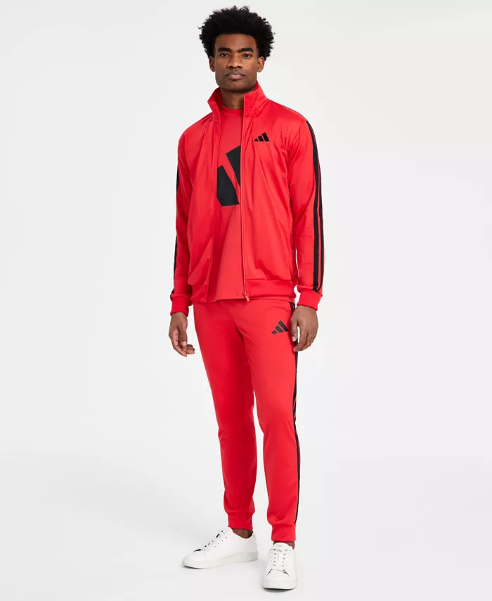 Adidas Men's 3 Bar Logo Graphic Cotton T-Shirt Men's Fashion & Accessories