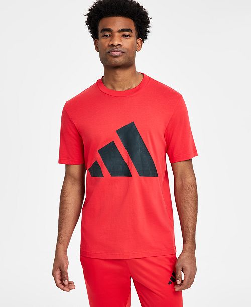 adidas Men's 3 Bar Logo Graphic Cotton T-Shirt Men's Fashion & Accessories