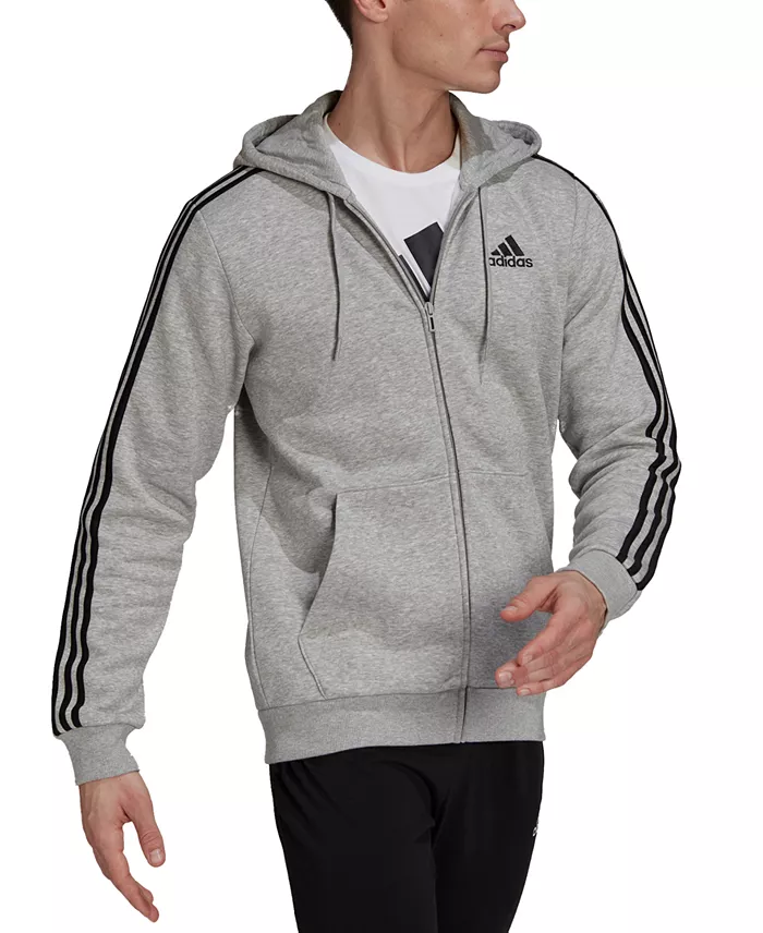 Adidas Men's Essentials Full-Zip Hoodie Men's Fashion & Accessories